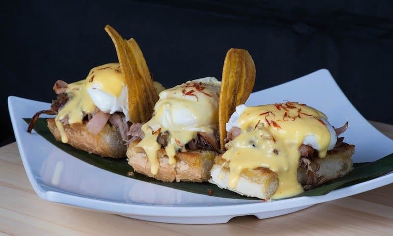 eggs benedict on a plate