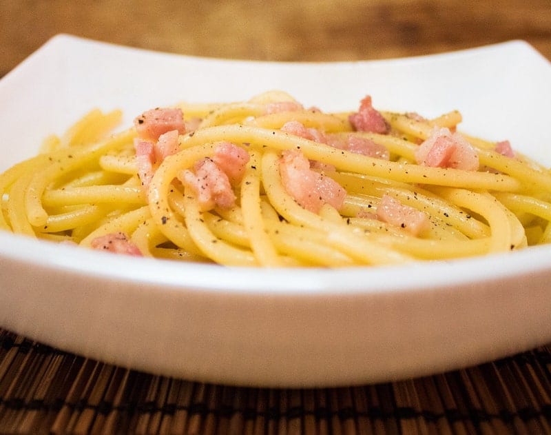 guanciale vs pancetta for carbonara