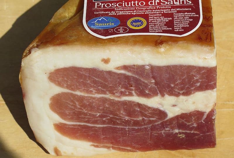 white mold on prosciutto