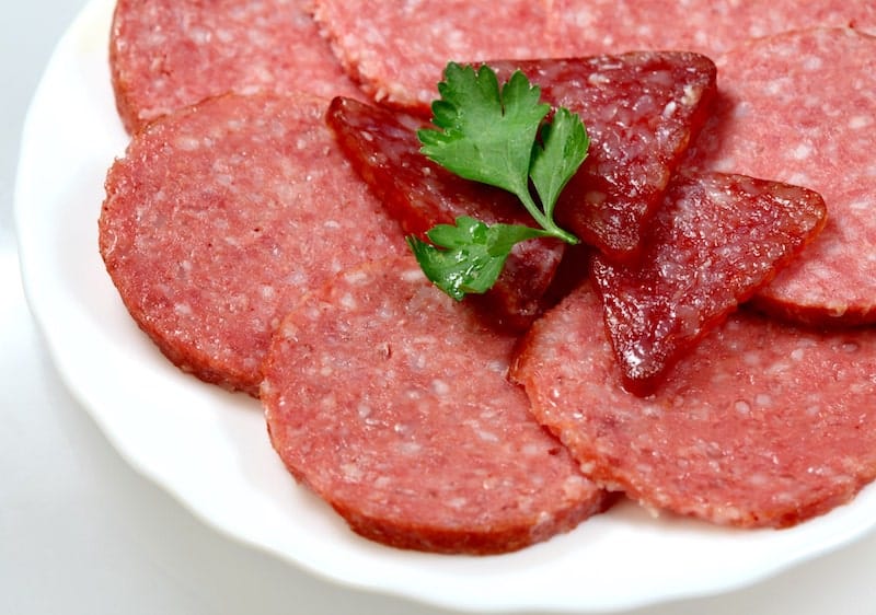 cooking summer sausage