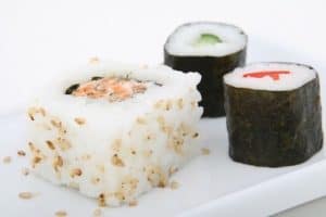 what does sushi rice taste like